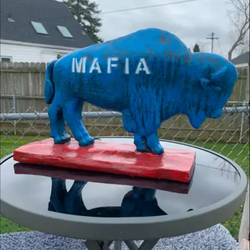 Bill’s mafia Buffalo statue