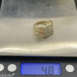 10k Gold Nugget Ring