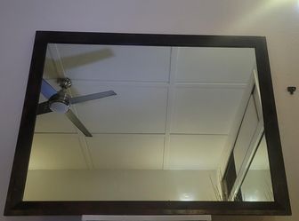 Large Wooden Mirror (Read Description)
