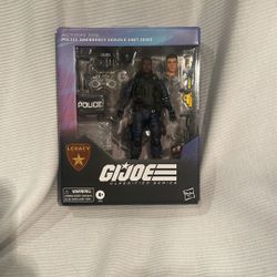 Gi Joe/ Classified/ Legacy Collection/ Action Joe/ Police Emergency Service Unit/ Hasbro/ NOT FREE!!! READ!!!