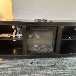 Tv stand With Fire Place 