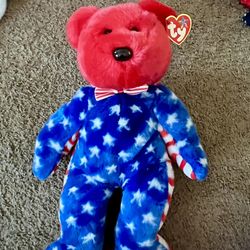 Ty Beanie Baby Liberty Bear