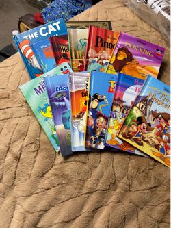 Disney collection 11 books and Dr Seuss cat in the hat