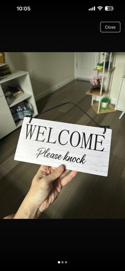 Welcome / Work Sign