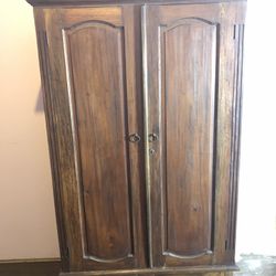 Solid Wood Armoire 
