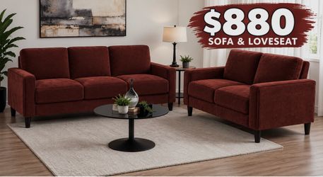 FREE DELIVERY💥Brand New 💥2PC Sofa, Loveseat Set