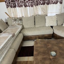 Sectional living room couch set