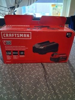 Craftsman V20 5.0Ah Battery & Fast Charger Kit