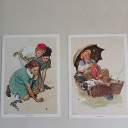 2 NORMAN ROCKWELL LITHOGRAPHS