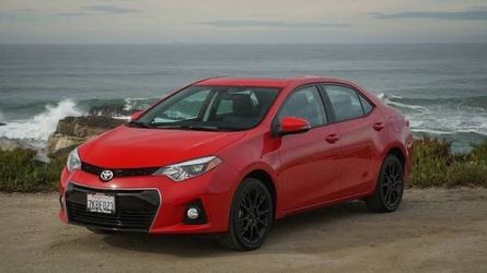 Red Toyota Corolla