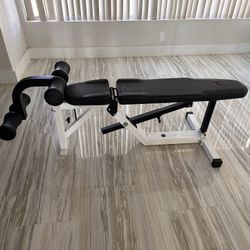 Workout Bench With Sit-Up Attachment
