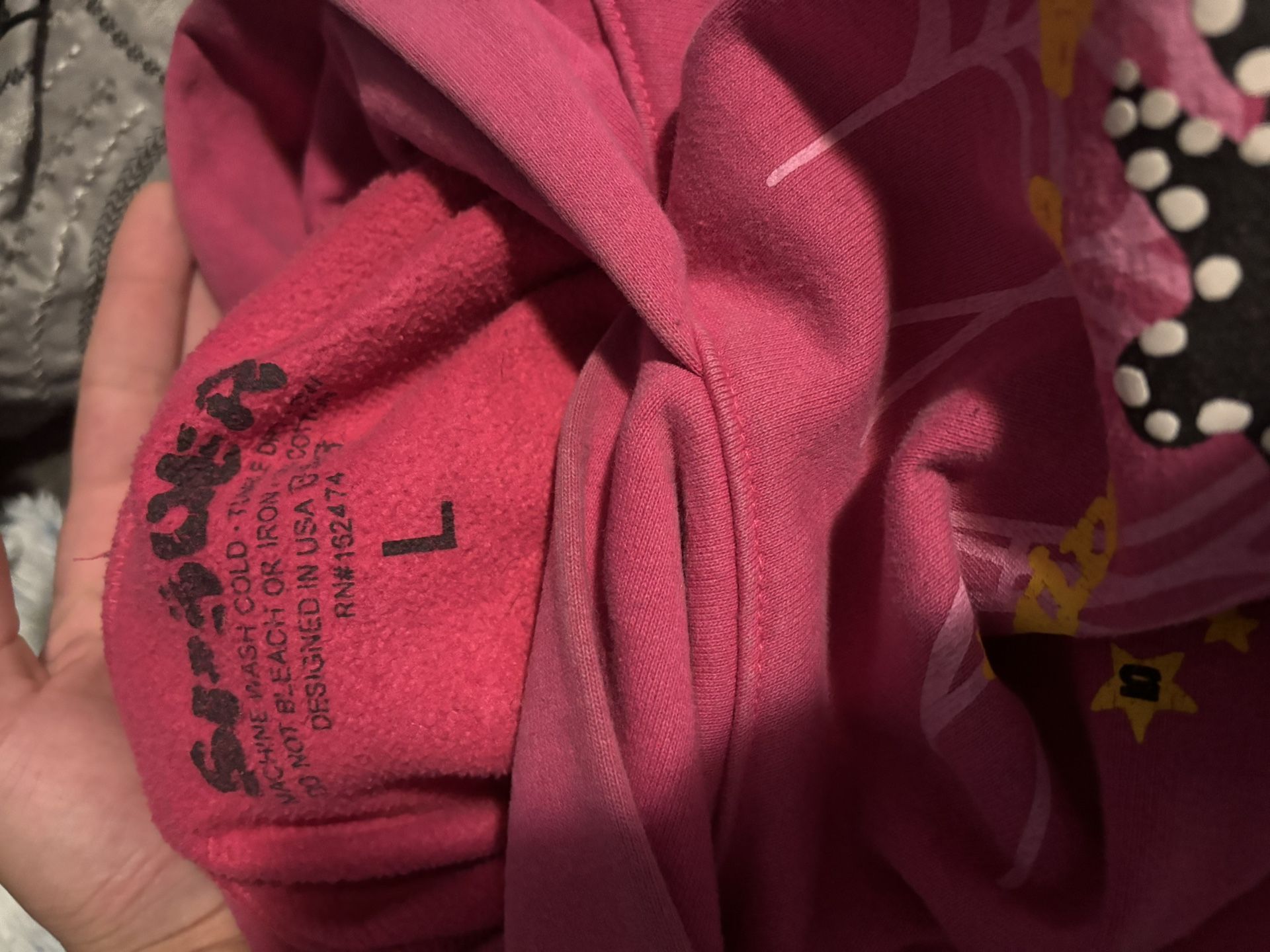 Sp5der P*NK hoodie