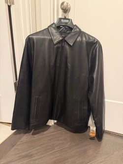 Wilsons Leather Black Leather Jacket Men’s