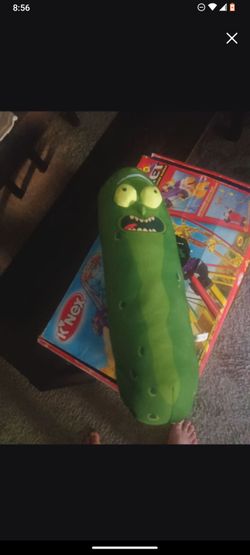 Brand new with tags stuffed animal pickle rick