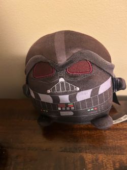 Star Wars Cuutopia Darth Vader Character Plush , Soft Rounded Pillow Doll, 7 in