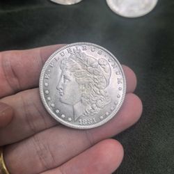 1881 CC Morgan Silver Dollar


