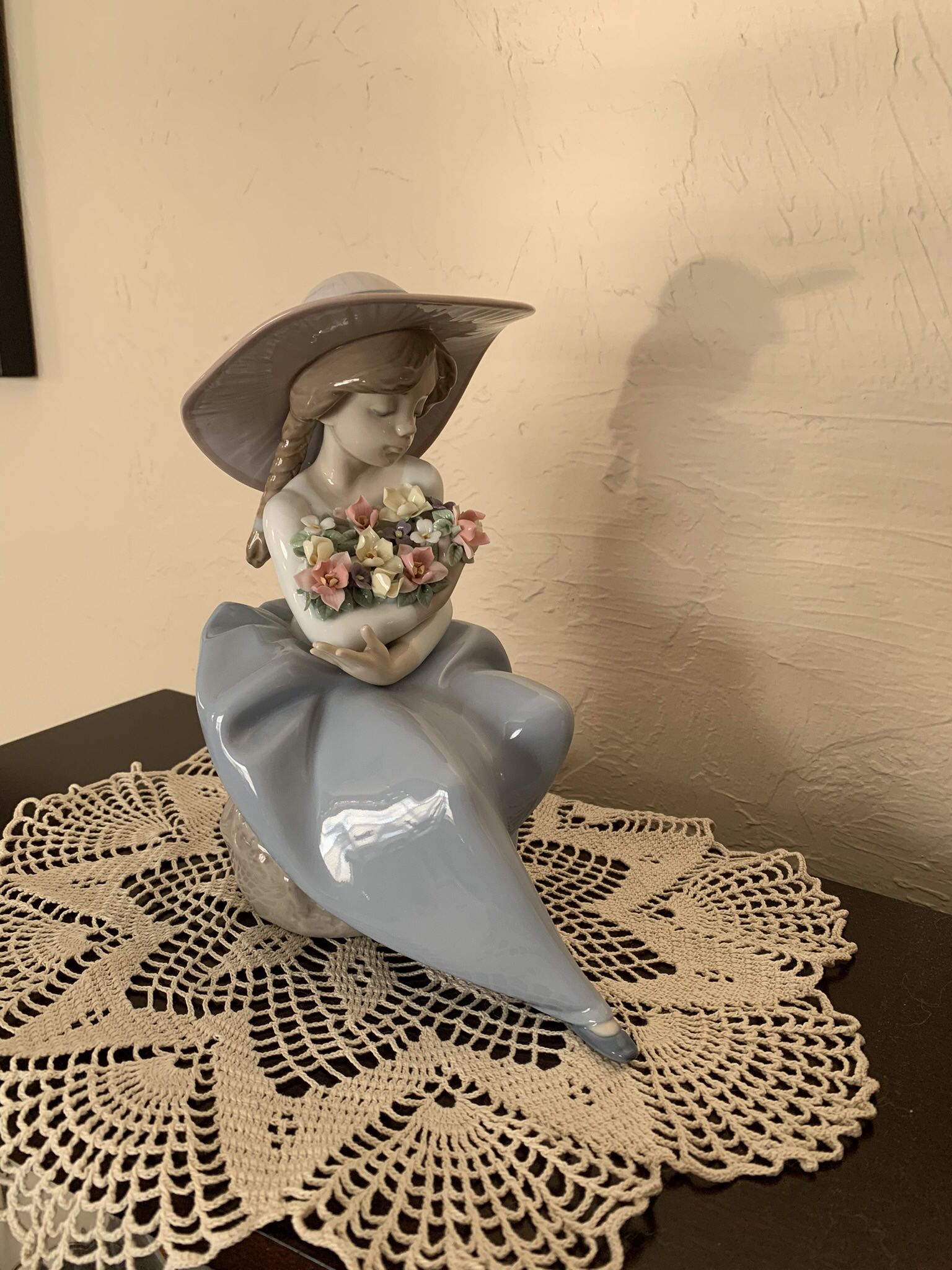 LLADRO Fragrant Bouquet Girl Figurine