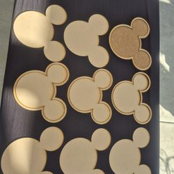 Mickey Mouse Head Cut Outs