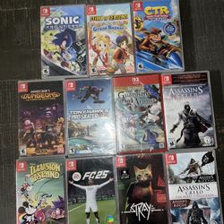 Sonic Tony hawk FC25 Crash Team Minecraft Disney Illusion island Rune Factory  nintendo switch