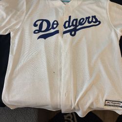 White Dodger Jersey