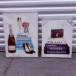 Glam Fashion Canvas Prints - 20 X 24 , 20 X 16