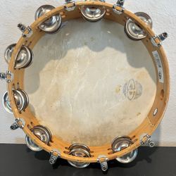 Latin Percussion (LP) CP391 10-inch Tunable Wood Tambourine 