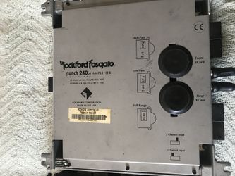 カーオーディオ ROCKFORD FOSGATE 600a4/ 200a4 ROCKFORD FOSGATE 600a4/ 200a4