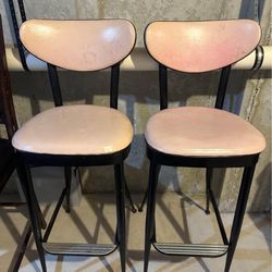 Pink Barstool Chairs 