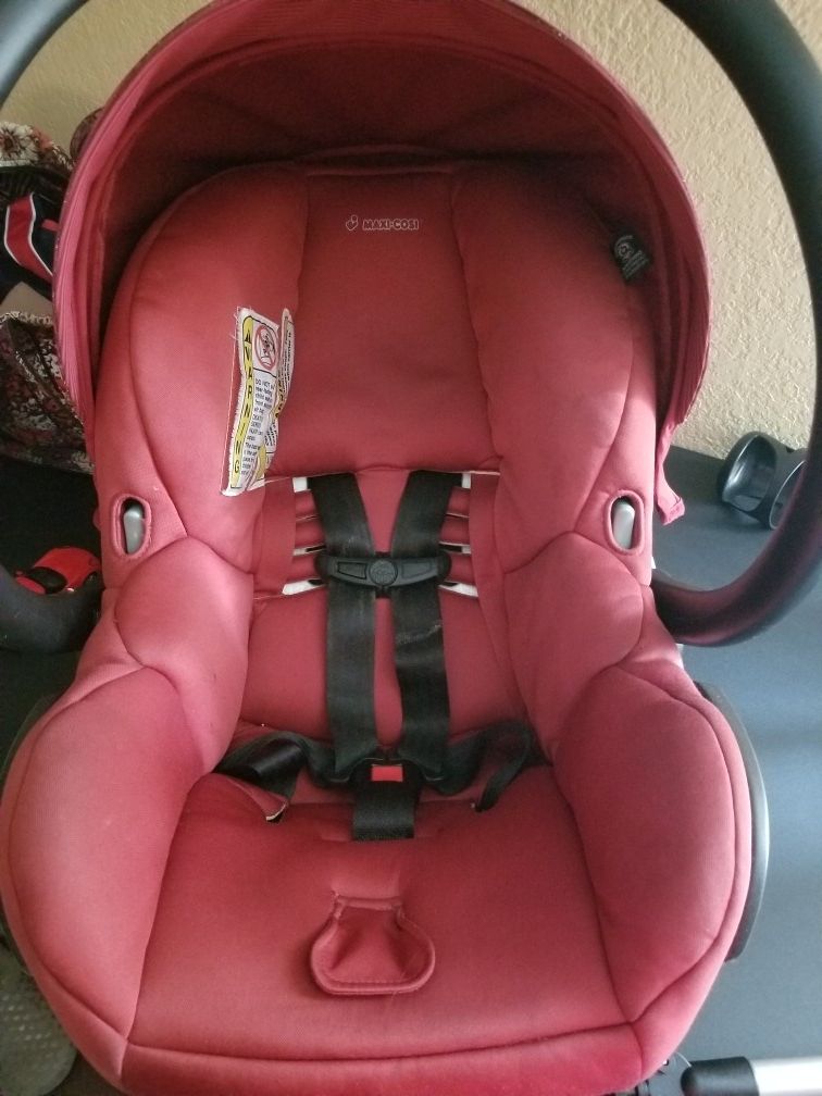 Red Maxi Cosi Car Seat