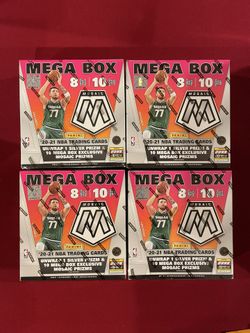 2020-21 Mosaic Basketball Mega Boxes