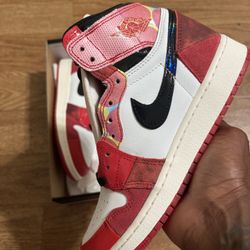 Jordan 1 Spider Verse (size 5.5y)