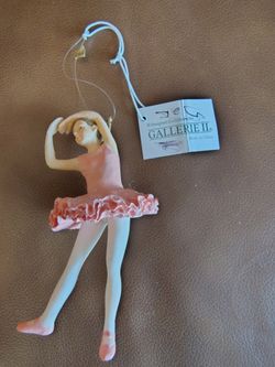 Ballerina girl Ornament (New With Tags)