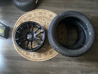 22545R17 Tires and Black Rims {Brand New}