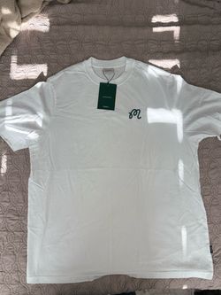 Malbon Golf Palm Tree Logo T-Shirt – White/Green – Men’s Large – NWT