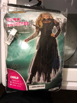 Girls dark princess costume