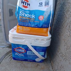 HTH™ Pool Care Shock Advance 12 Pk *******25lbs Clorox 3inch Chlorinating Tablets
