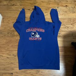 2012 NFL Super Bowl XLVI Champions New York Giants Hoodie!