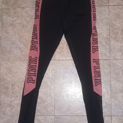 Victoria secret pink athletic  woman's tights xs