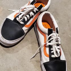 Vans Old Skool Black White Orange – Men’s