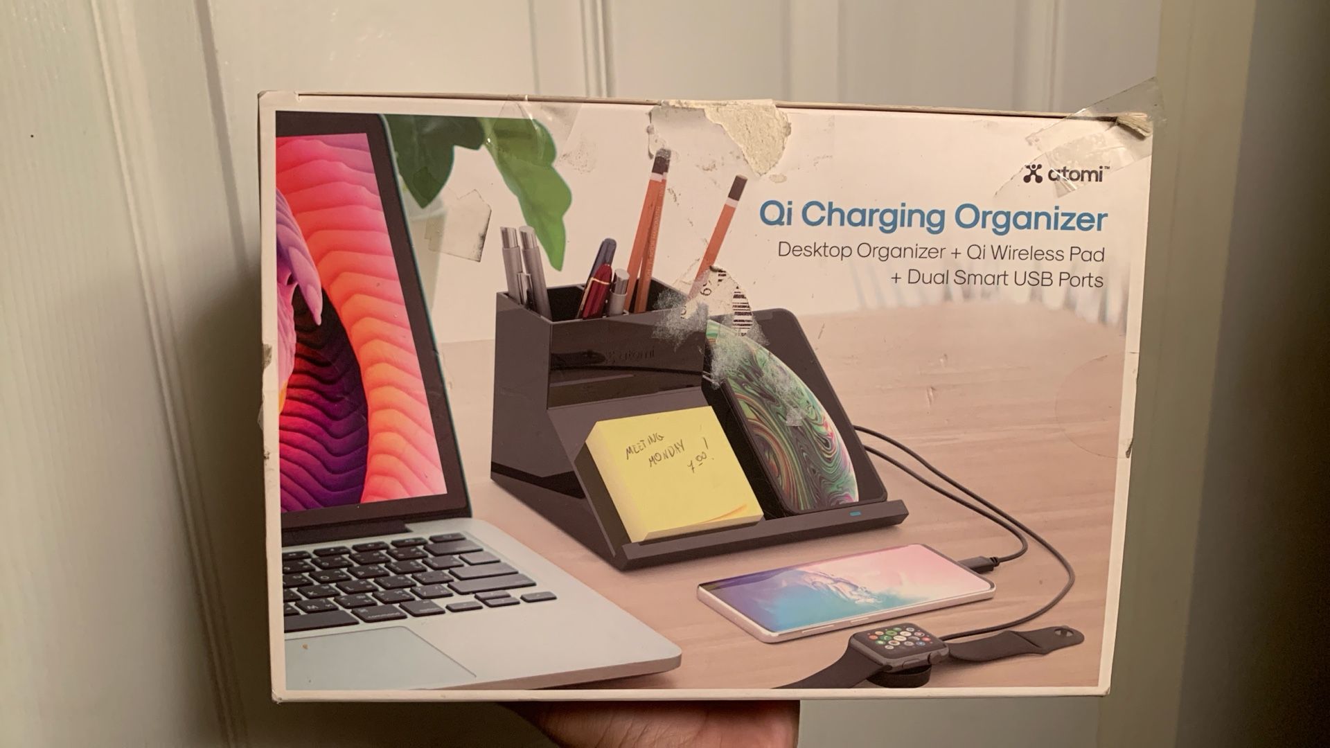 Qi Charging Organizer Desktop Organizer