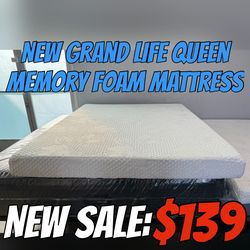 NEW GRAND LIFE QUEEN MEMORY FOAM MATTRESS