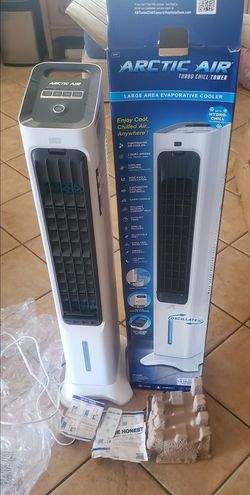 Evaporative Space Cooler~100 CFM Turbo Chill Tower ~Like New~ Arctic Air
