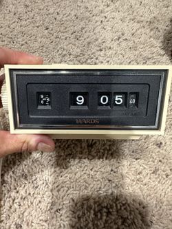 Classic Montgomery Wards alarm Clock