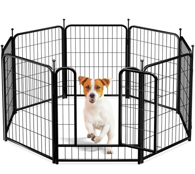 8 Panels Dog Playpen 32”H