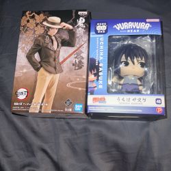 Anime Figures Demon Slayer And Naruto NIB