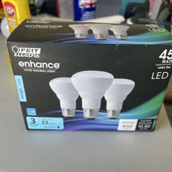 Feit Enhance R20 E26 (Medium) LED Bulb Daylight 45 Watt Equivalence 3 pk