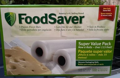 FoodSaver Vacuum Packaging Rolls Super Value Pack
