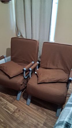 Futon chairs price negotiable