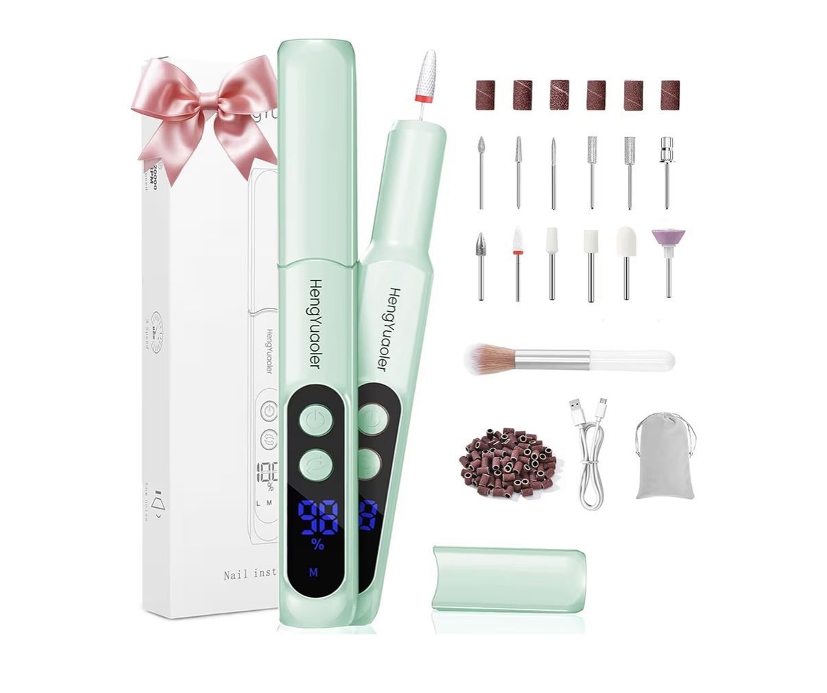 New Cordless Electric Nail Drill Professional 3 Speeds