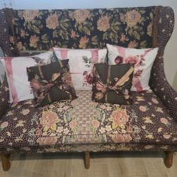 Antique love seat and chair  $150.
